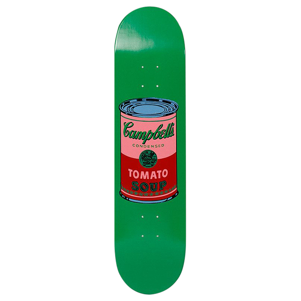 Skateboard Warhol Campbell's - The Skateroom - Crimson