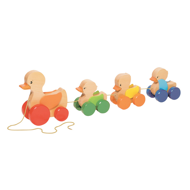 Famille canard à tirer