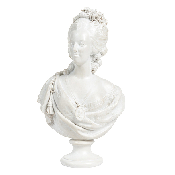 Reproduction Buste Marie Antoinette par Felix Lecomte Coloris Blanc 13/8,8/4,1 cm 