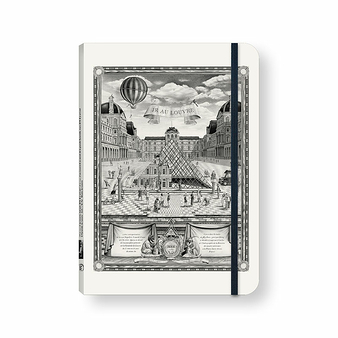 Notebook with Elastic Band JR - JR at the Louvre, 2016