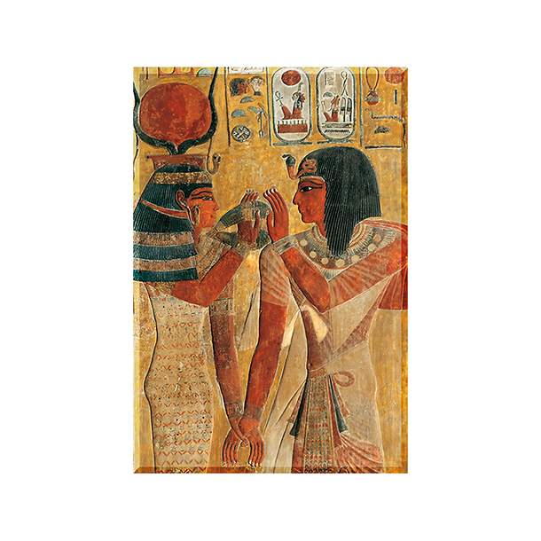 Magnet Hathor accueillant Séthi Ier