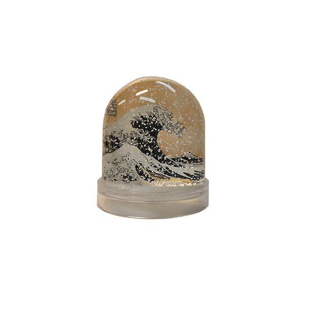 Boule à neige vague -Hokusai