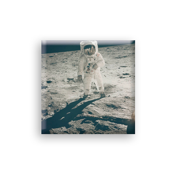 Magnet Armstrong Portrait de Buzz Aldrin