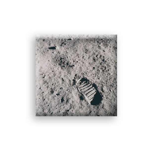 Magnet Aldrin Vue de la surface lunaire