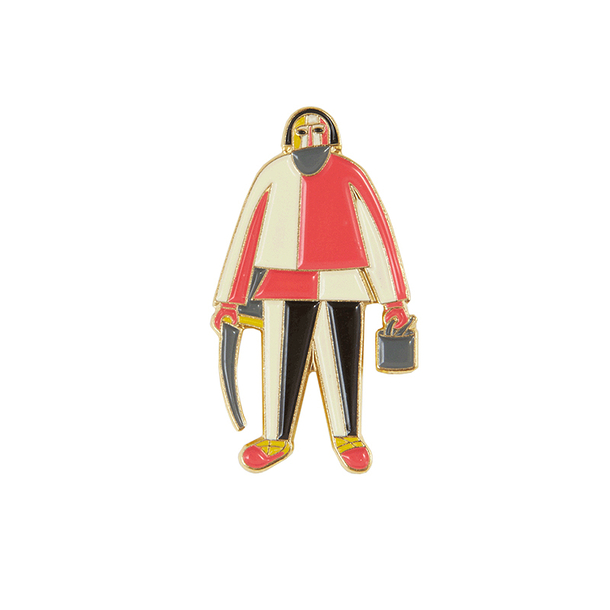 Pin's Malevitch Coupeur de foin
