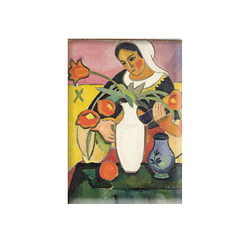 Magnet Joueuse de luth August Macke