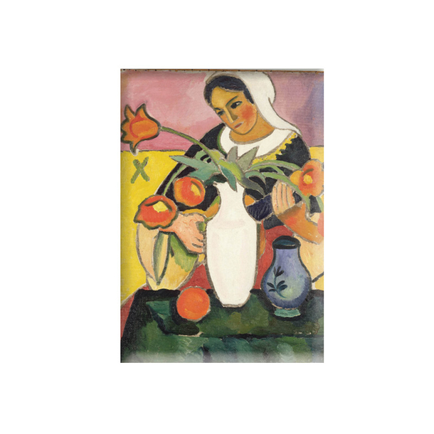 Magnet Joueuse de luth August Macke