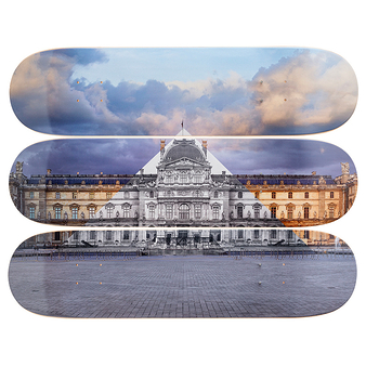 Skateboards Triptyque JR au Louvre - The Skateroom
