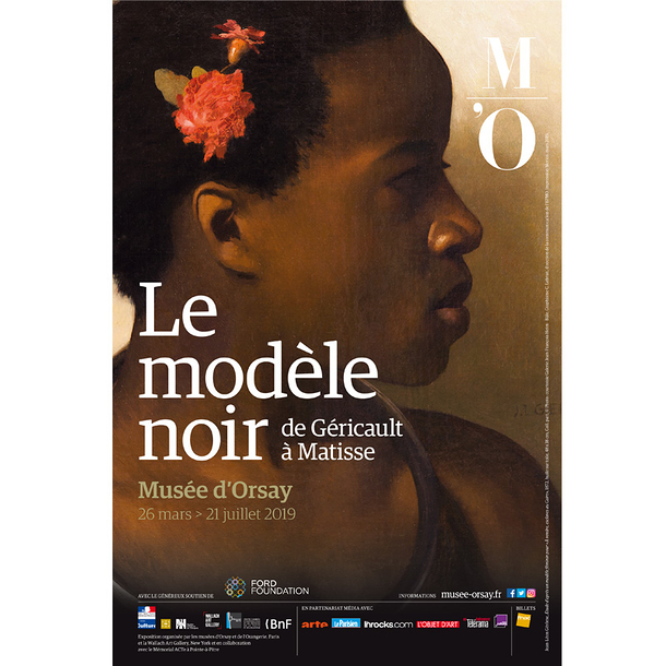 Affiche de l'exposition Le modèle noir de Géricault à Matisse