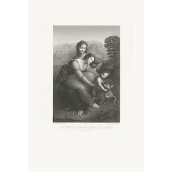 La Vierge, l'Enfant Jésus et sainte Anne - Léonard de Vinci