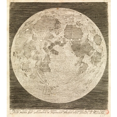 Carte de la lune : pleine lune