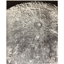 Atlas photographique de la lune, rayonnement de Tycho, phase croissante