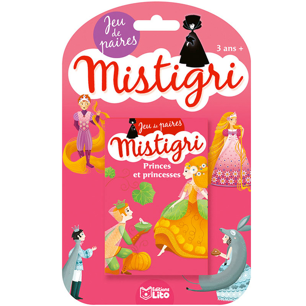Jeu de paires Mistigri Princes et princesses