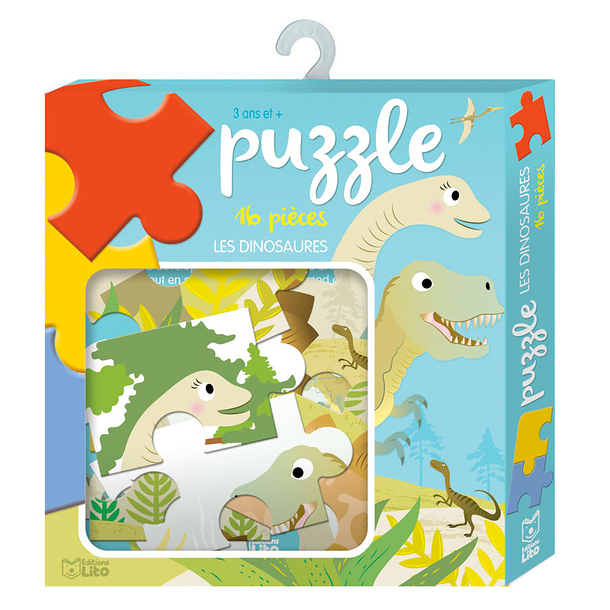 16 pieces puzzle - Dinosaurs