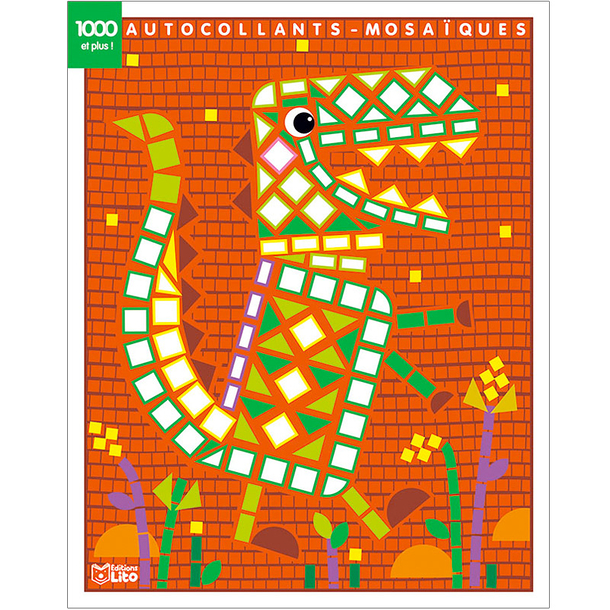 Autocollants - Mosaïques Le dinosaure