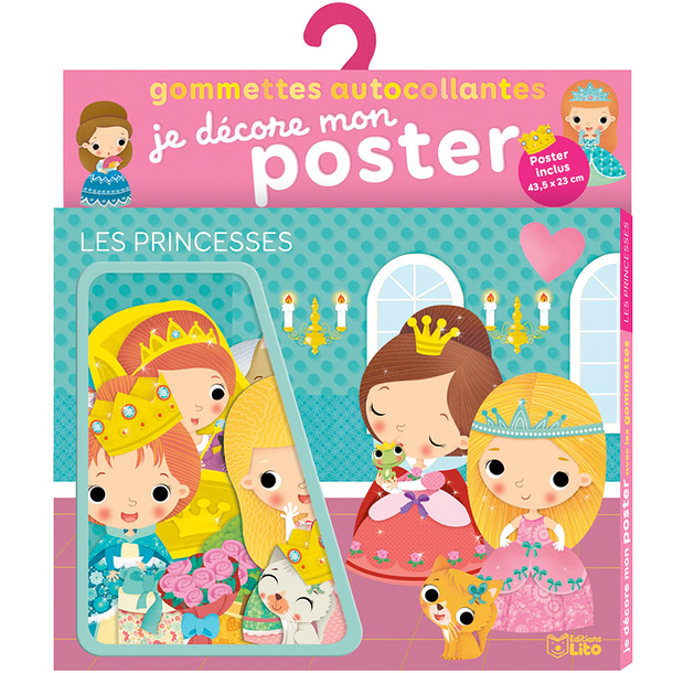 Gommettes autocollantes - Les princesses