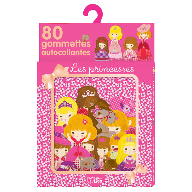 80 gommettes autocollantes - Les princesses
