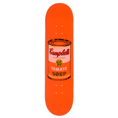 Skateboard Warhol Campbell's - The Skateroom - Peach
