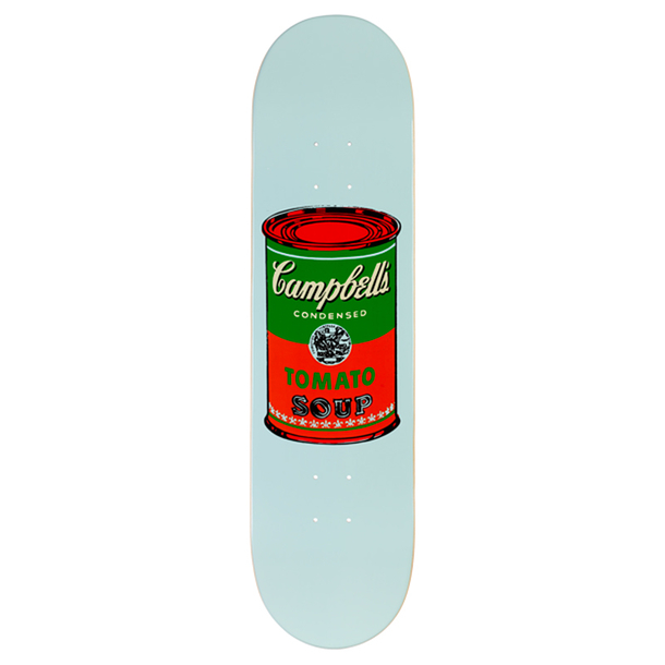 Skateboard Warhol Campbell's - The Skateroom - Rouge
