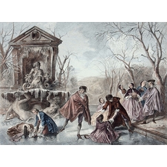L'Hiver ou les patineurs - Nicolas Lancret