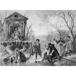 L'Hiver ou les patineurs - Nicolas Lancret