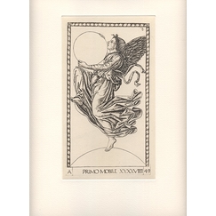 Estampe Premier Mobile, carte 49 - Le tarot de Mantegna, Cécile Reims