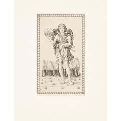Estampe Cosmico, carte 33 - Le Tarot de Mantegna, Cécile Reims
