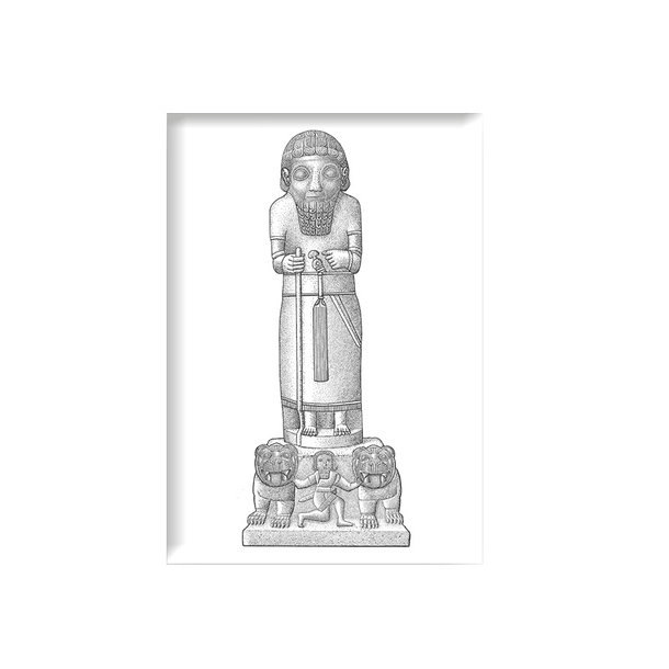 Royal Statue of Karkemish Magnet