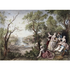 Le printemps ou L'oiseleur - Nicolas Lancret