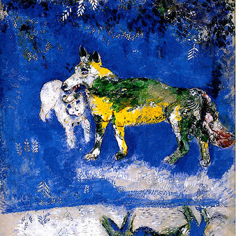 Fables Jean de La Fontaine illustrées par Marc Chagall