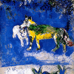 Fables of Jean de La Fontaine illustrated by Marc Chagall