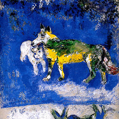 Fables Jean de La Fontaine illustrées par Marc Chagall