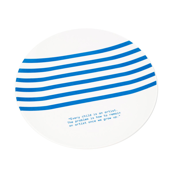 Assiette plate Rayures Picasso