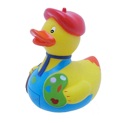 Canard de bain en plastique Artiste