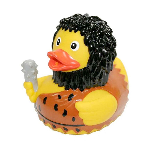 Canard de bain en plastique Homme des cavernes