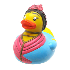 Plastic bath duck Frida Kahlo