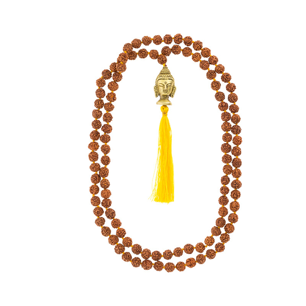 Mala Rudraksha et Bouddha