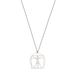 Necklace Da Vinci - Vitruvian Man