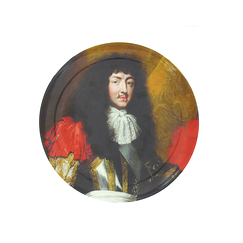 Assiette à canapés Louis XIV
