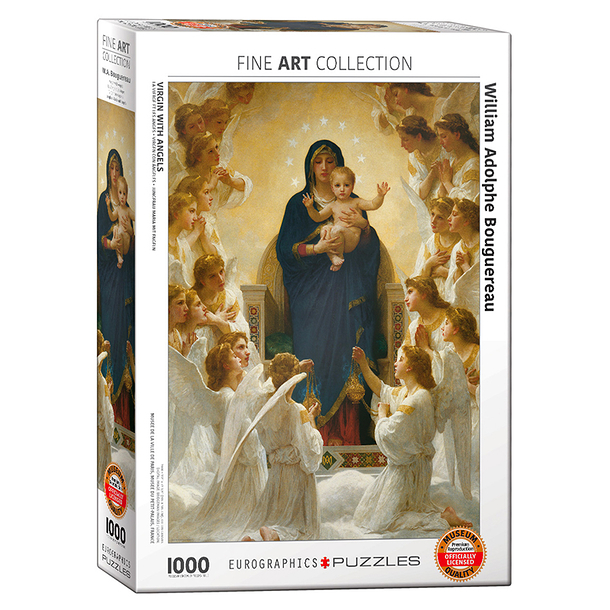 Puzzle 1000 Pieces - La vierge et les anges