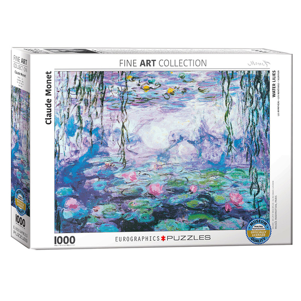 1000 Pieces Puzzle - Monet - Water Lilies