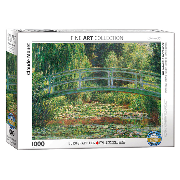 Puzzle 1000 pièces - Monet - Le pont japonais