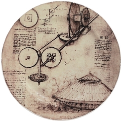 Leonardo Da Vinci Plate - Assault Chariot