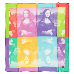 Square scarf Leonardo da Vinci - Monna Pop