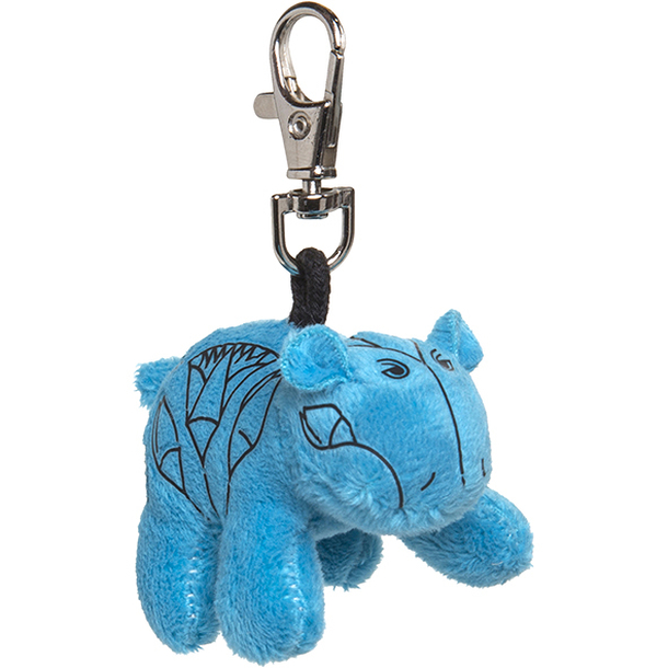 Hippopotamus key ring