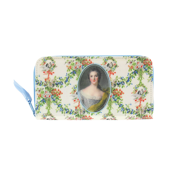 Madame Victoire blue wallet - Ladies of the Court