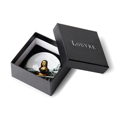 Louvre Paperweight - Mona Lisa