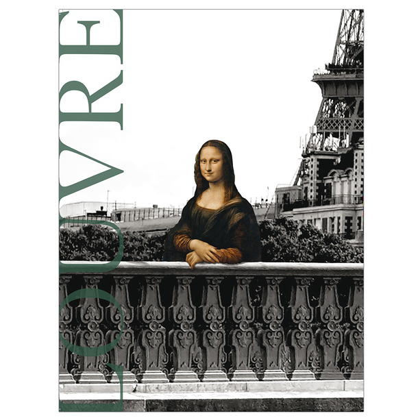 Louvre Poster - Mona Lisa