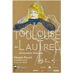 Exhibition poster - Toulouse-Lautrec