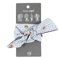 Rose and Cornflowers FoulArt Ribbon